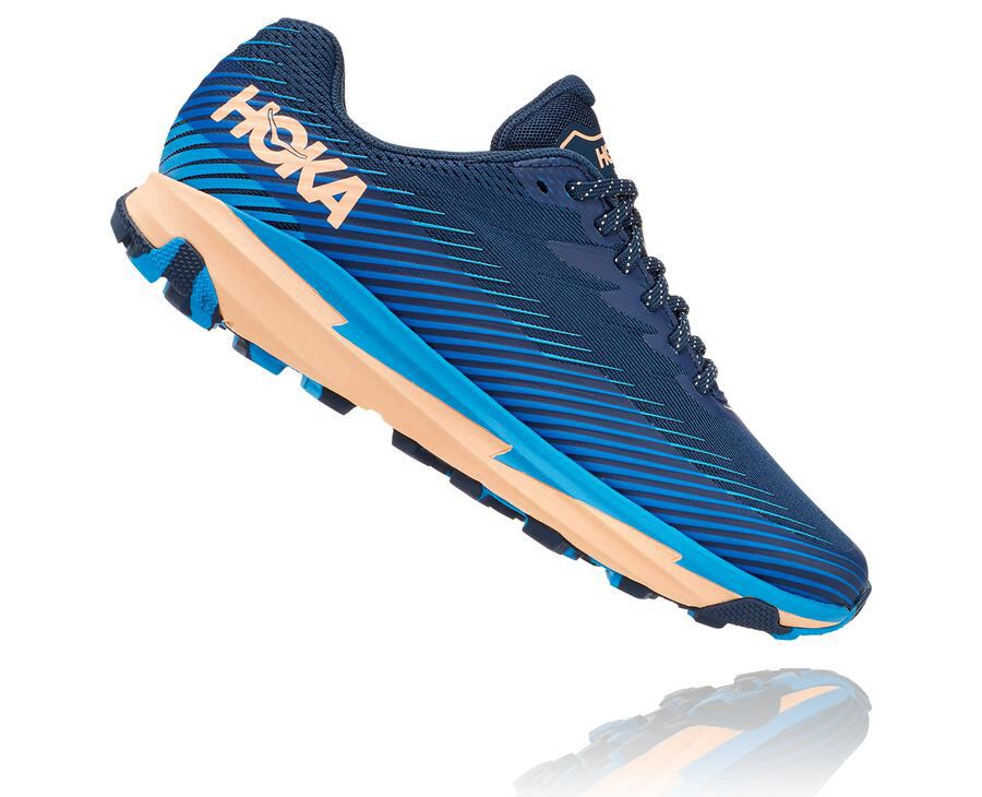 Tenis Hoka One One Trail Mujer Azules - Torrent 2 - YDOU26395